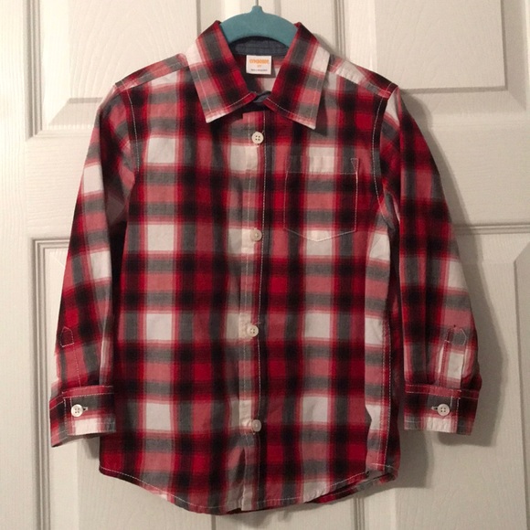 Gymboree plaid button down - Picture 3 of 4
